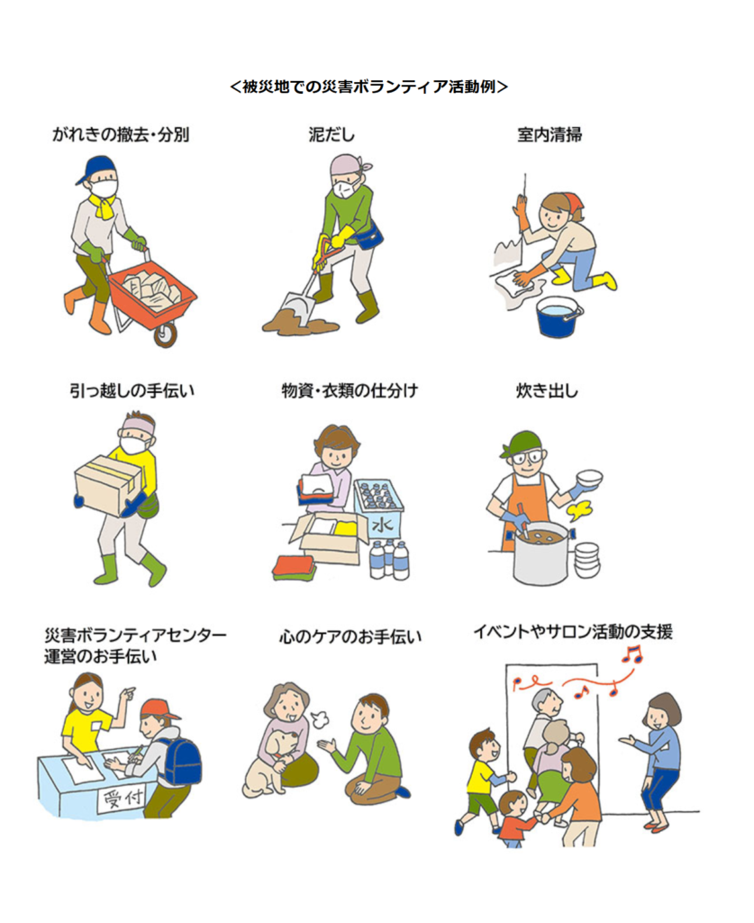 ボランティア 活動 例